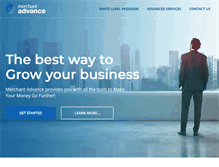 Tablet Screenshot of merchant-advance.com